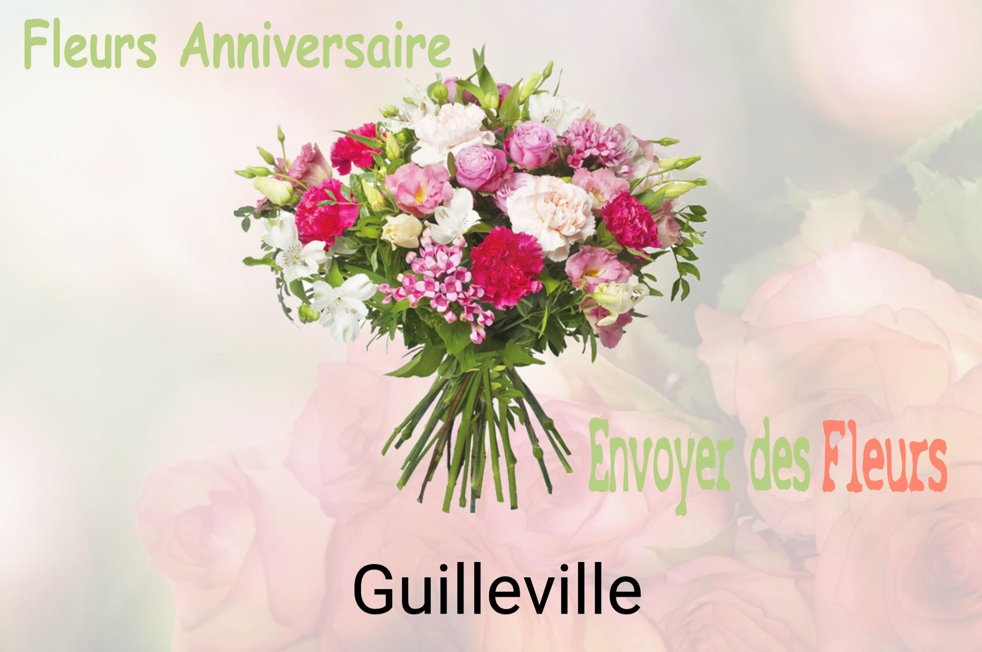 Bouquet de fleurs d’anniversaire livré à Guilleville